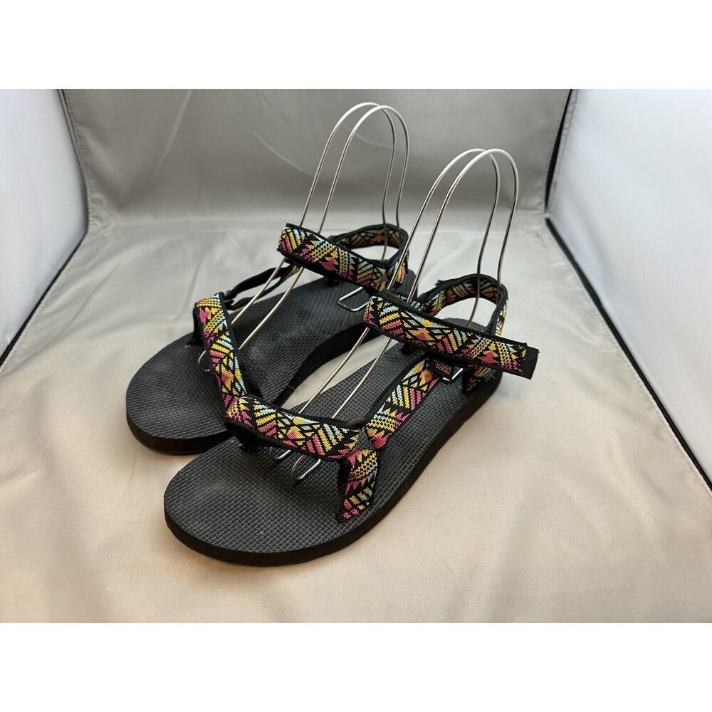 Teva Original Universal Sandals Boomerang Pink Lemonade Women’s Size 10